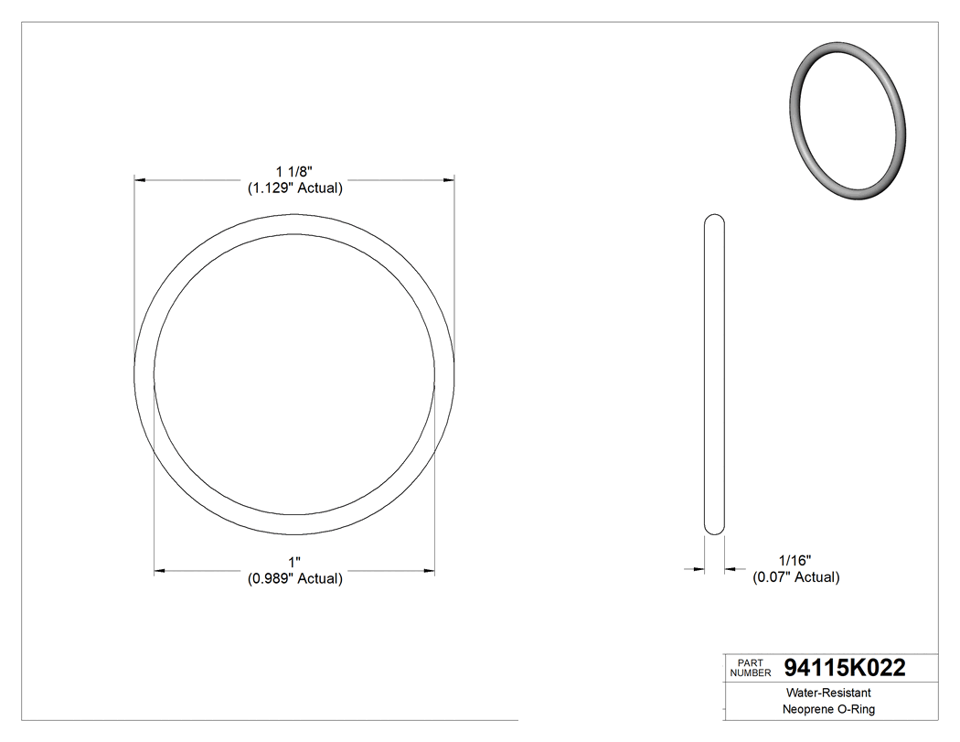 Technical drawing - 94115K022